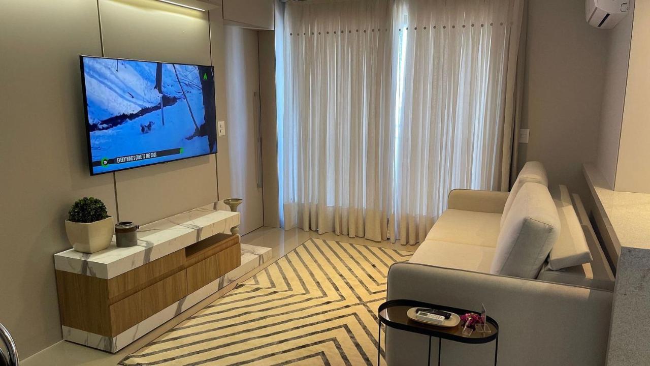 Studio No Ultimo Andar No Centro De Foz Com Vista Para O Rio Parana Apartment Foz do Iguacu Ngoại thất bức ảnh
